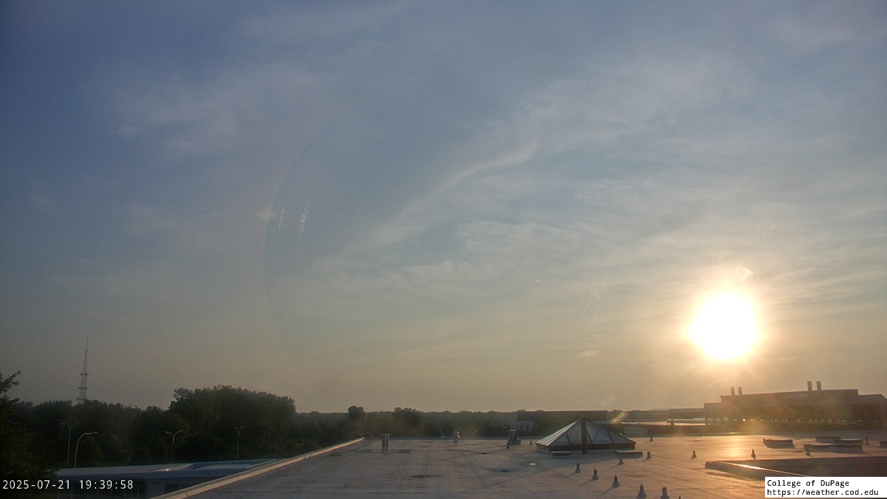 Thumbnail for current weather camera view from College of DuPage in Glen Ellyn, Illinois