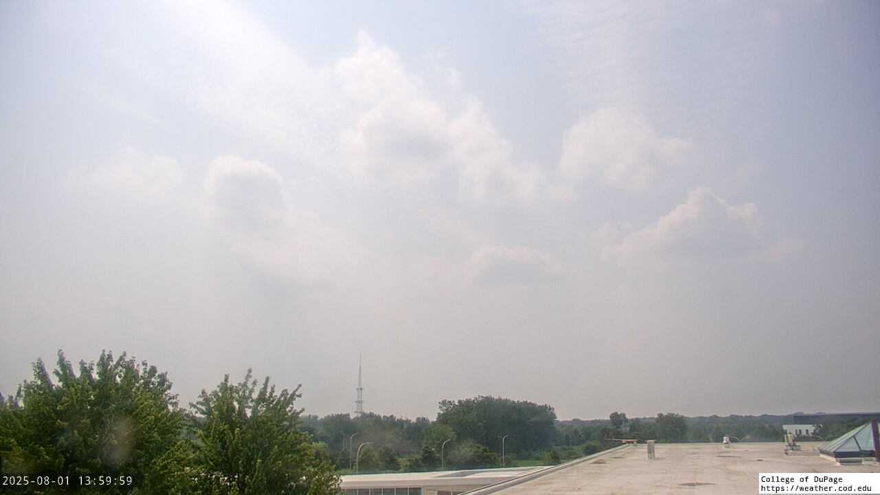 Thumbnail for current weather camera view from College of DuPage in Glen Ellyn, Illinois