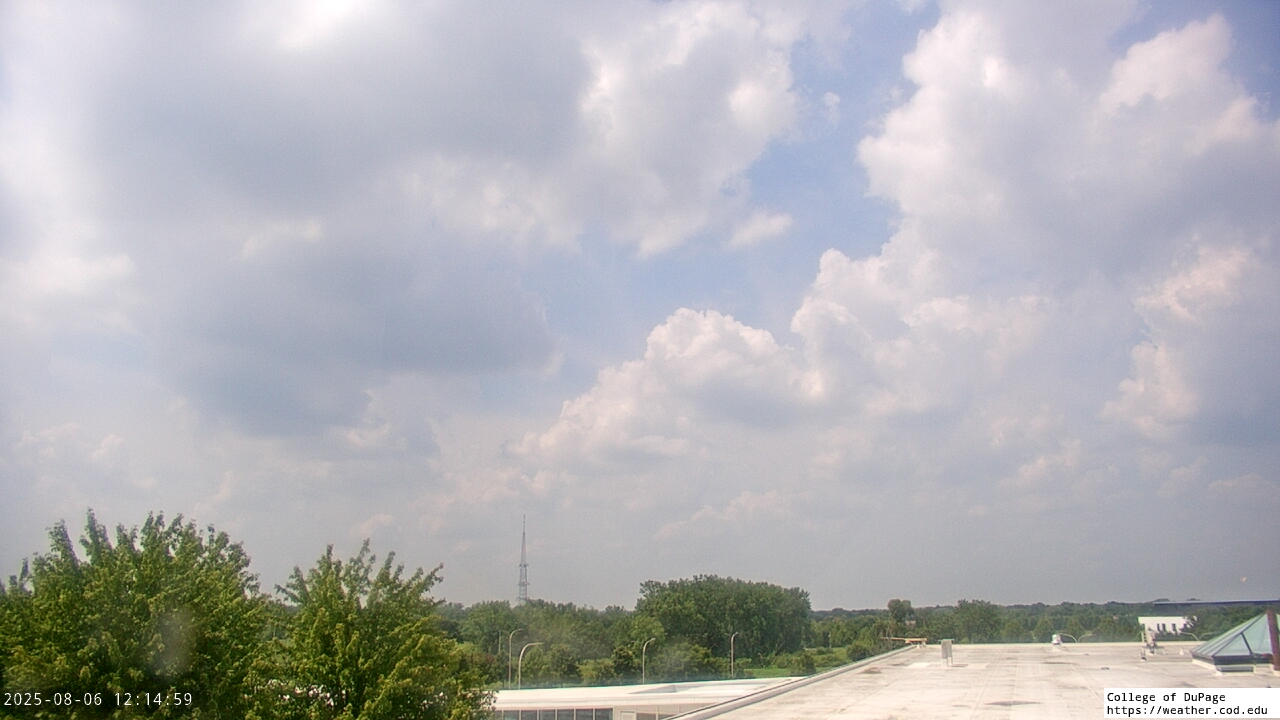 Thumbnail for current weather camera view from College of DuPage in Glen Ellyn, Illinois