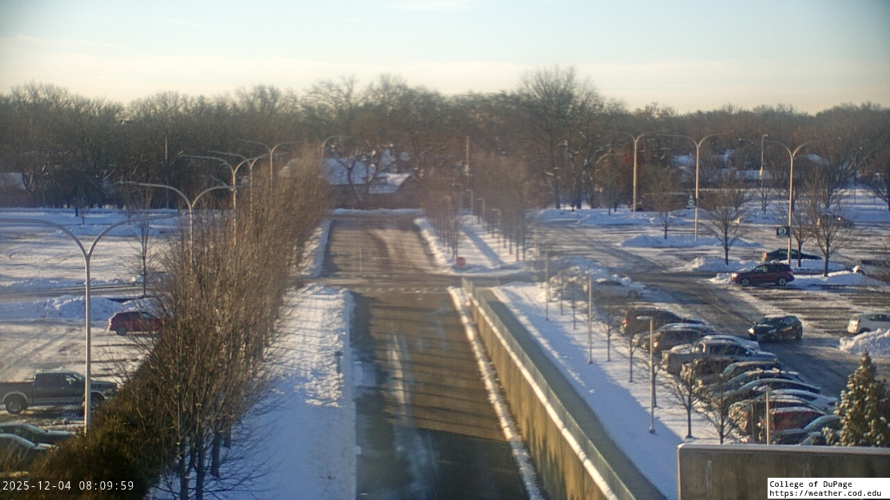 Thumbnail for current weather camera view from College of DuPage in Glen Ellyn, Illinois