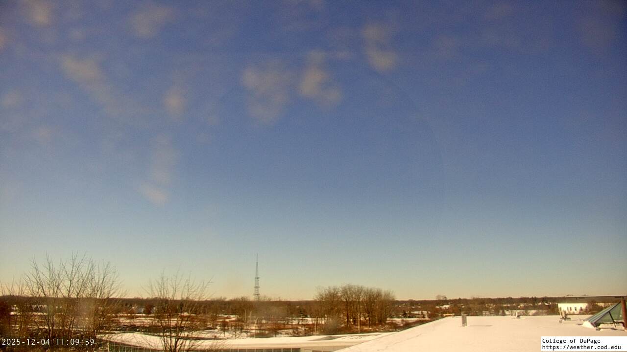 Thumbnail for current weather camera view from College of DuPage in Glen Ellyn, Illinois