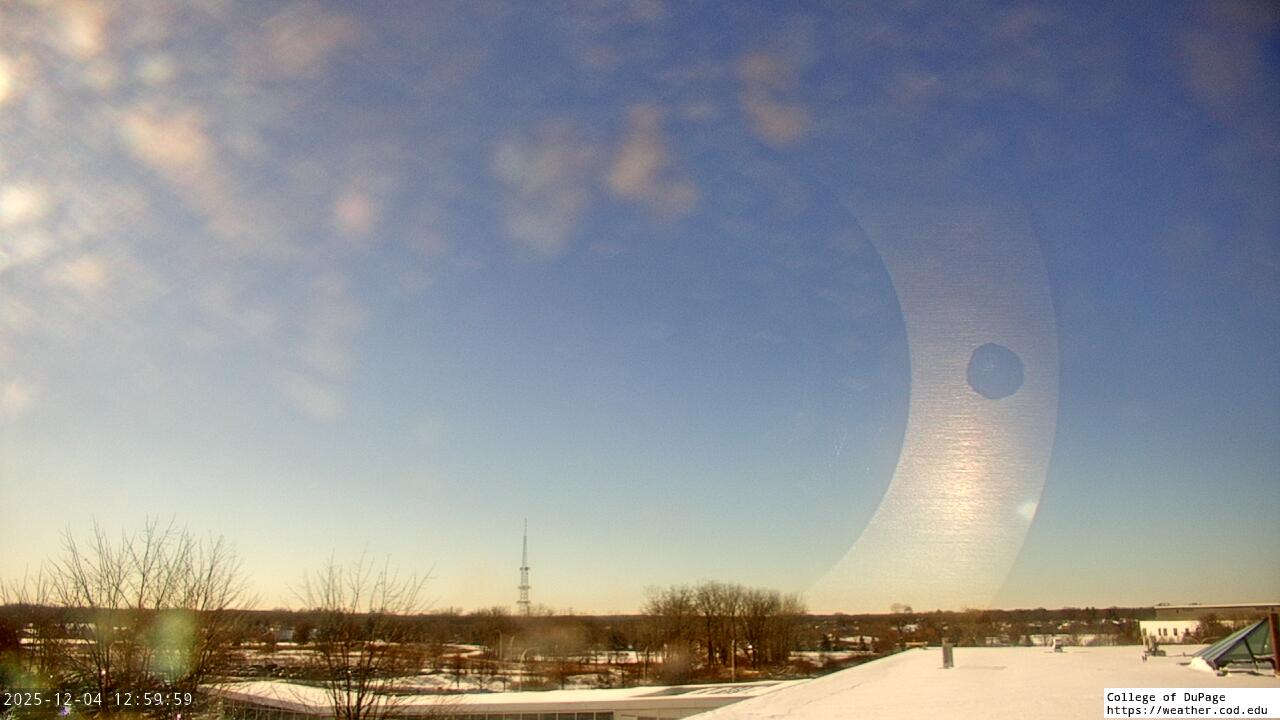 Thumbnail for current weather camera view from College of DuPage in Glen Ellyn, Illinois