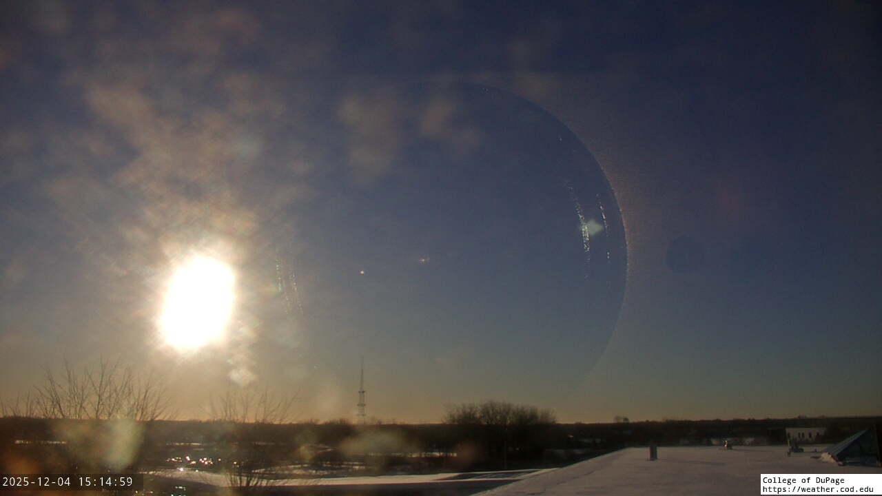 Thumbnail for current weather camera view from College of DuPage in Glen Ellyn, Illinois