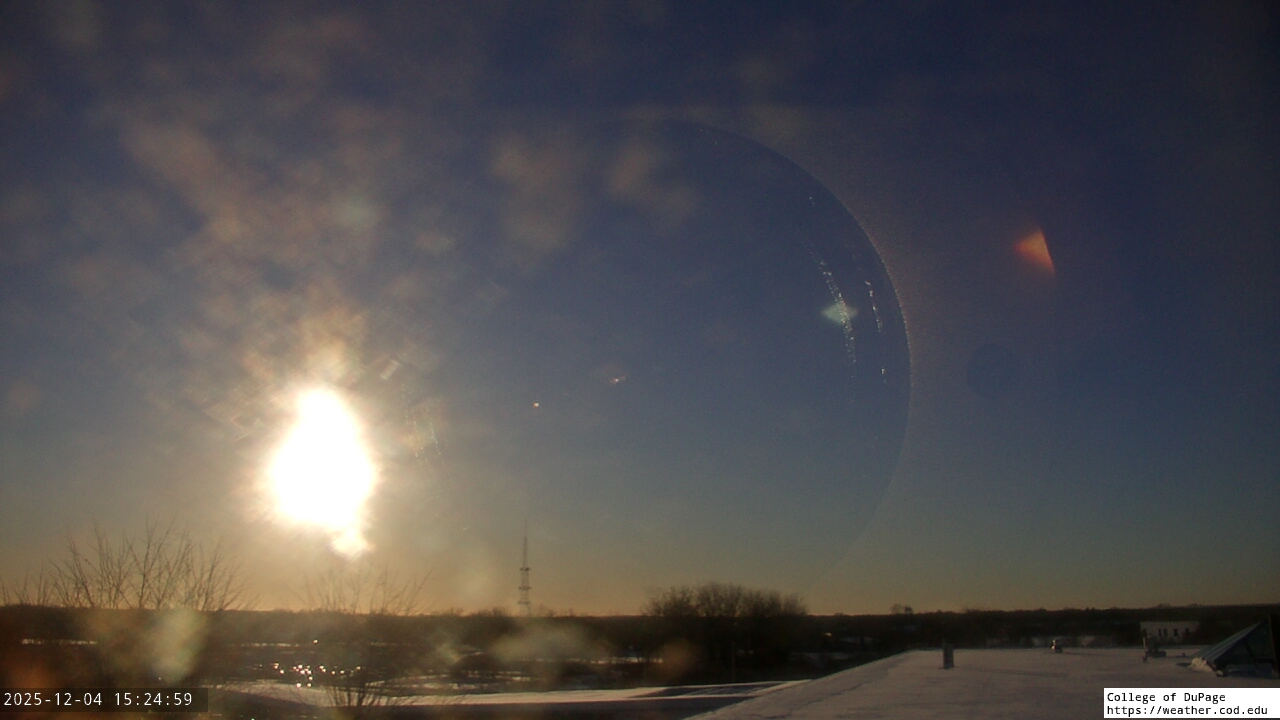 Thumbnail for current weather camera view from College of DuPage in Glen Ellyn, Illinois