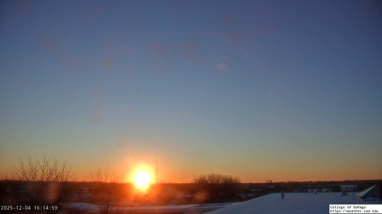 Thumbnail for current weather camera view from College of DuPage in Glen Ellyn, Illinois