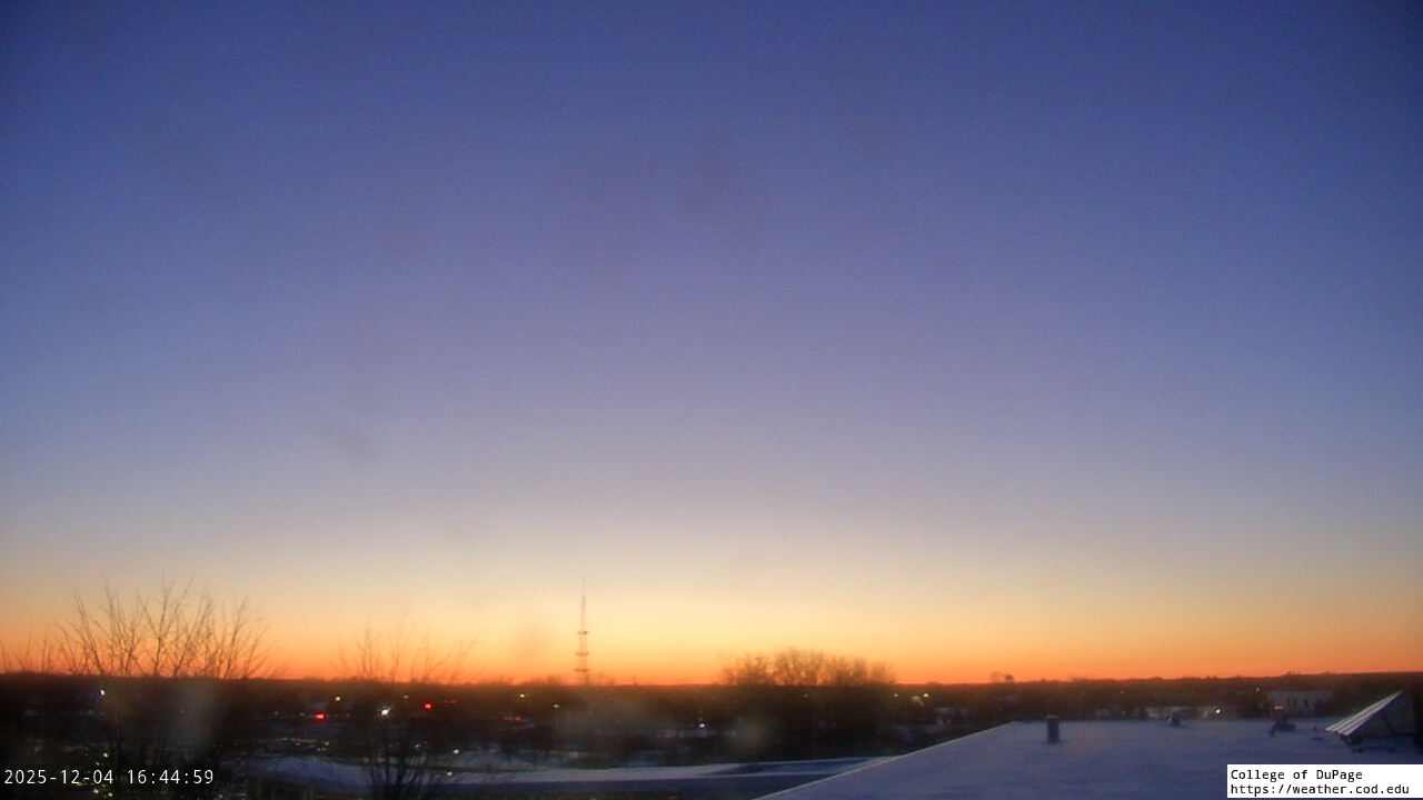 Thumbnail for current weather camera view from College of DuPage in Glen Ellyn, Illinois