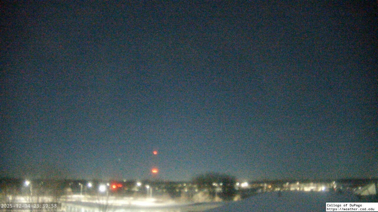 Thumbnail for current weather camera view from College of DuPage in Glen Ellyn, Illinois