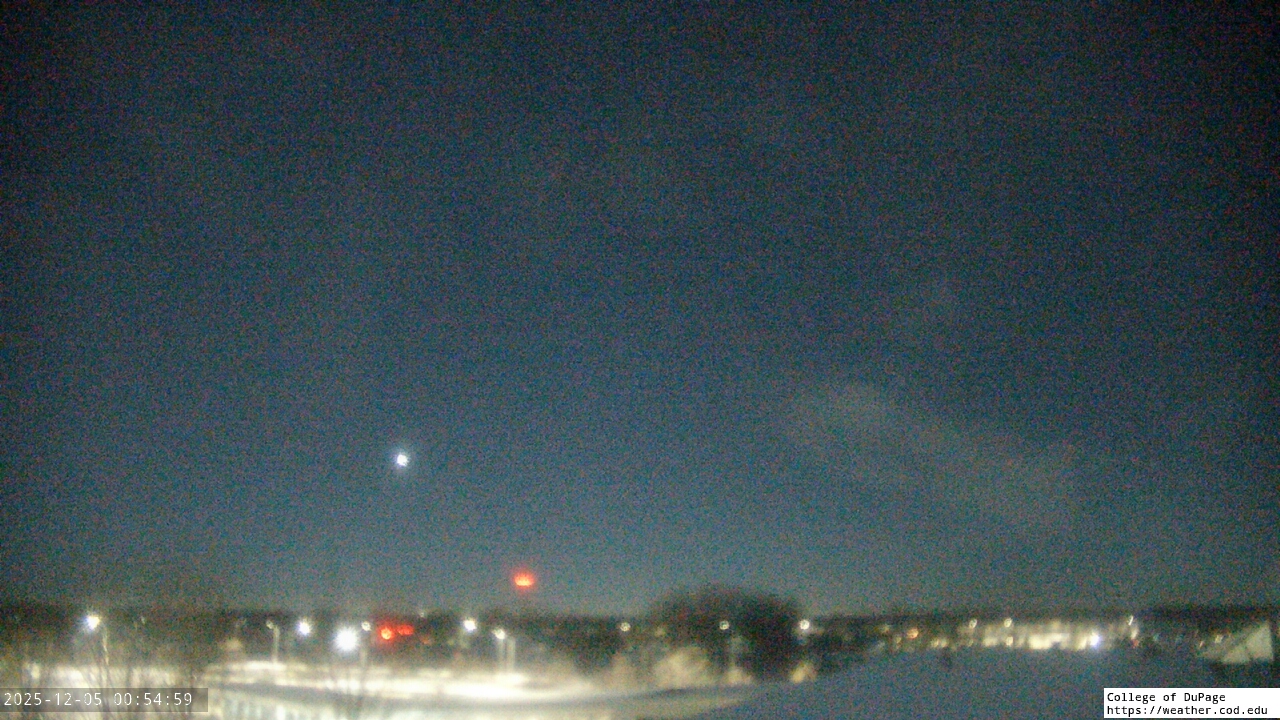 Thumbnail for current weather camera view from College of DuPage in Glen Ellyn, Illinois