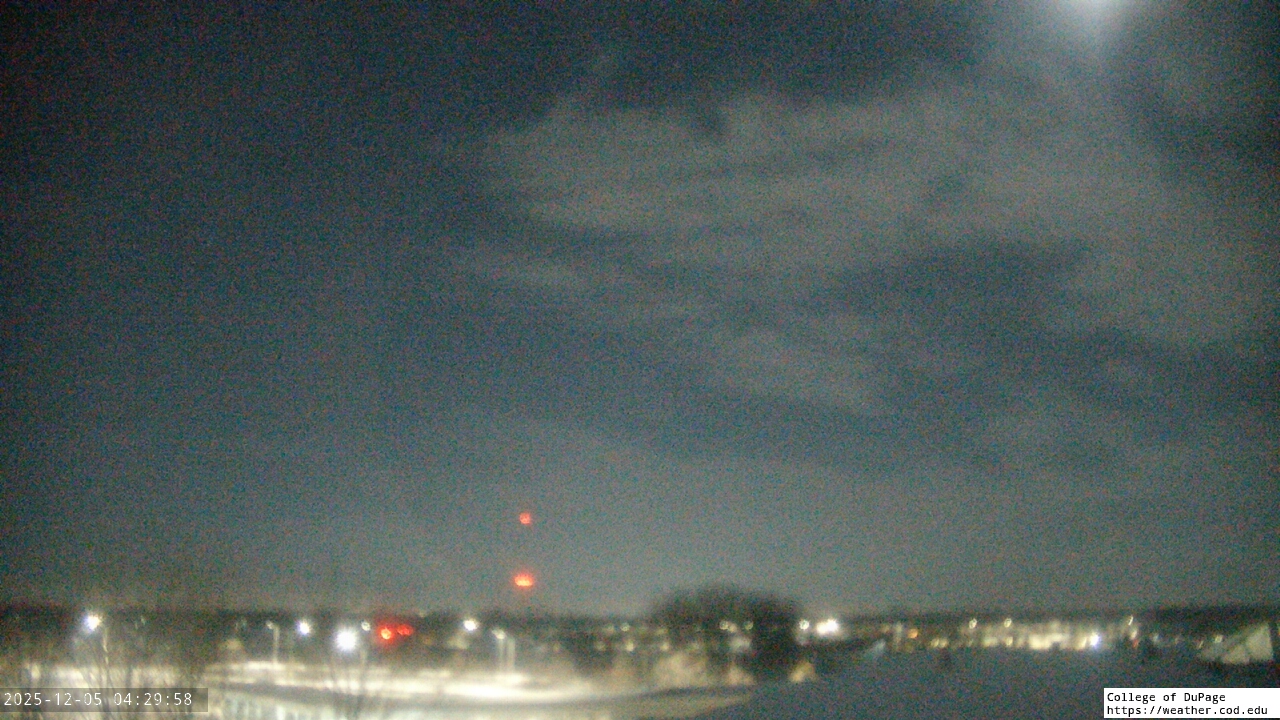 Thumbnail for current weather camera view from College of DuPage in Glen Ellyn, Illinois