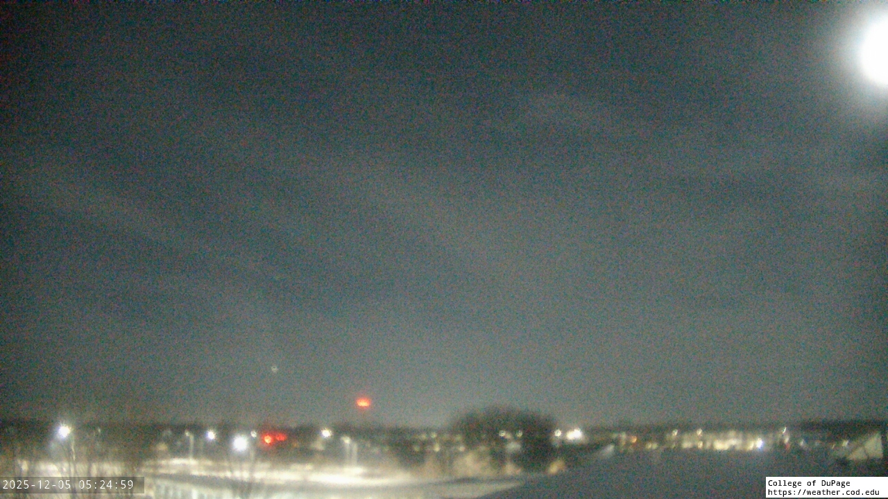 Thumbnail for current weather camera view from College of DuPage in Glen Ellyn, Illinois