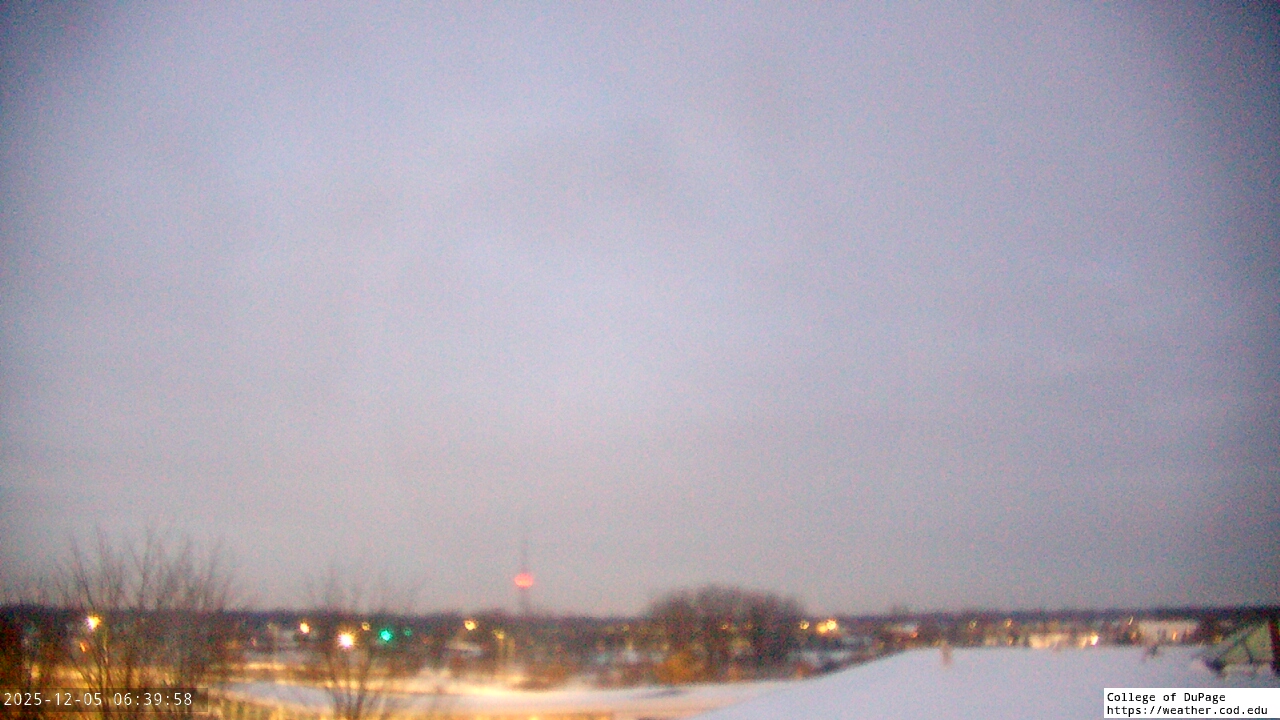 Thumbnail for current weather camera view from College of DuPage in Glen Ellyn, Illinois