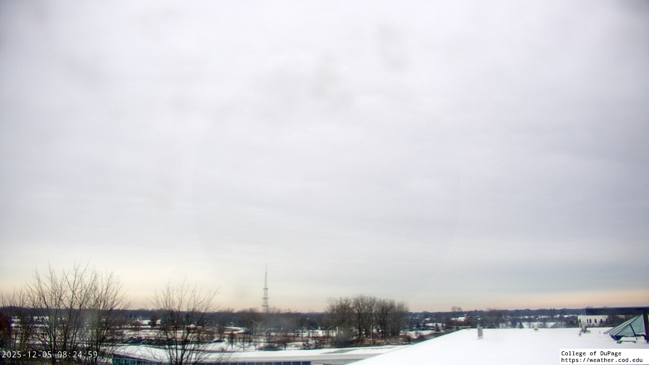 Thumbnail for current weather camera view from College of DuPage in Glen Ellyn, Illinois