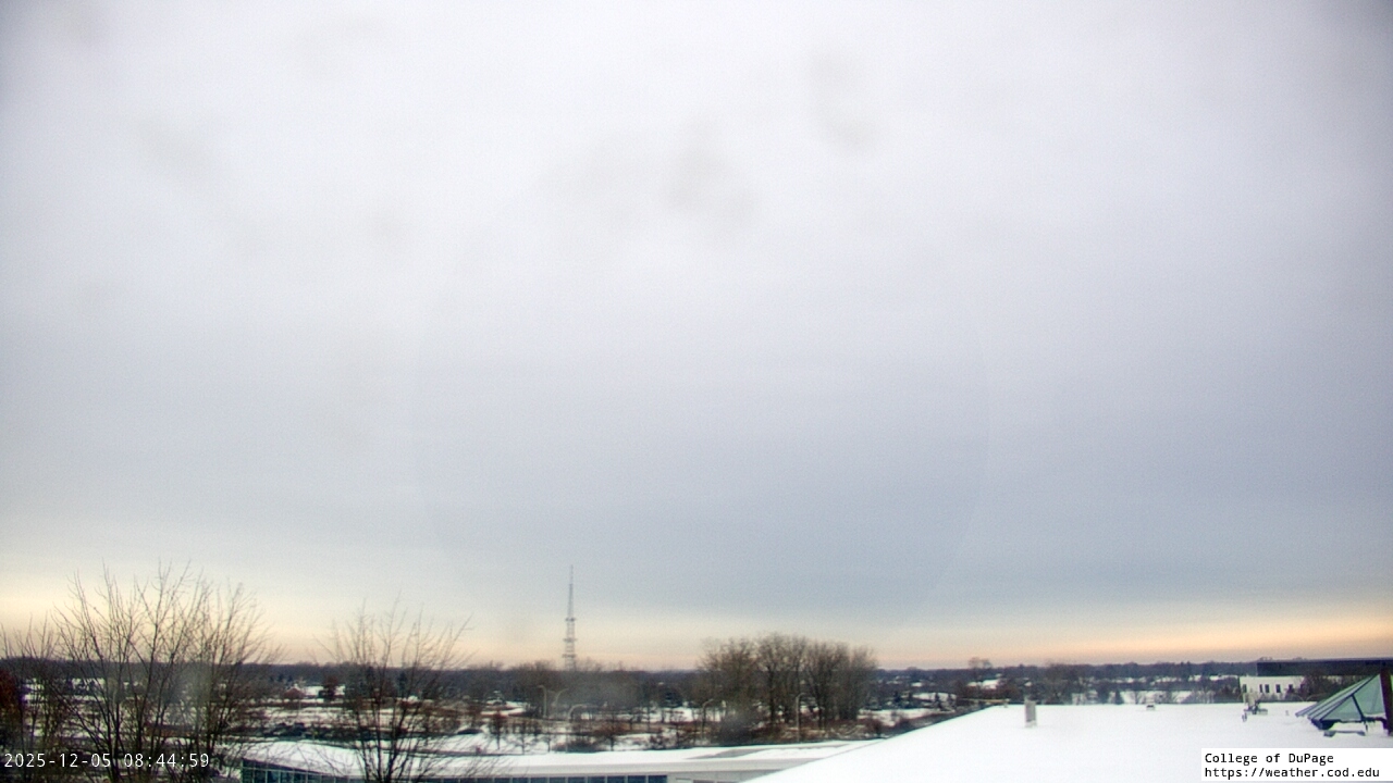 Thumbnail for current weather camera view from College of DuPage in Glen Ellyn, Illinois