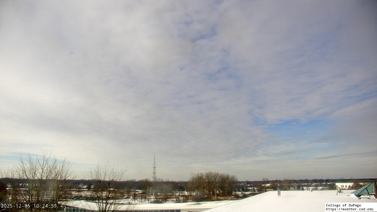 Thumbnail for current weather camera view from College of DuPage in Glen Ellyn, Illinois