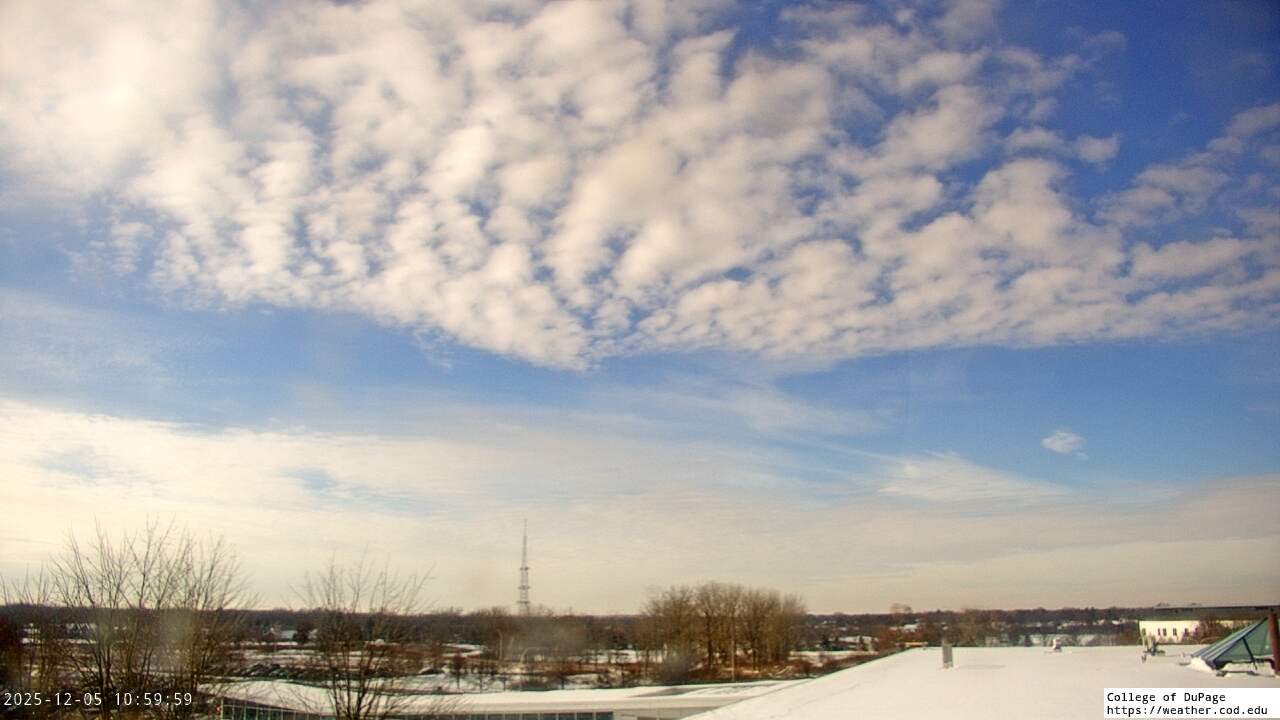 Thumbnail for current weather camera view from College of DuPage in Glen Ellyn, Illinois