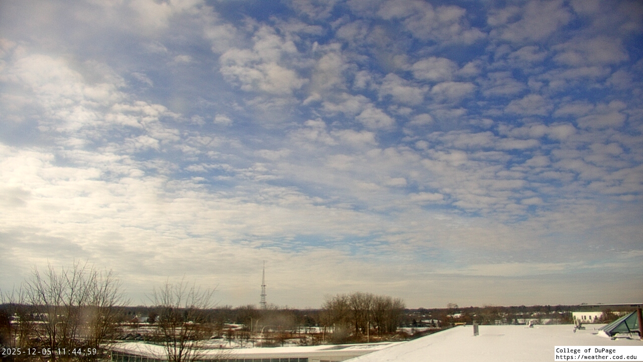 Thumbnail for current weather camera view from College of DuPage in Glen Ellyn, Illinois