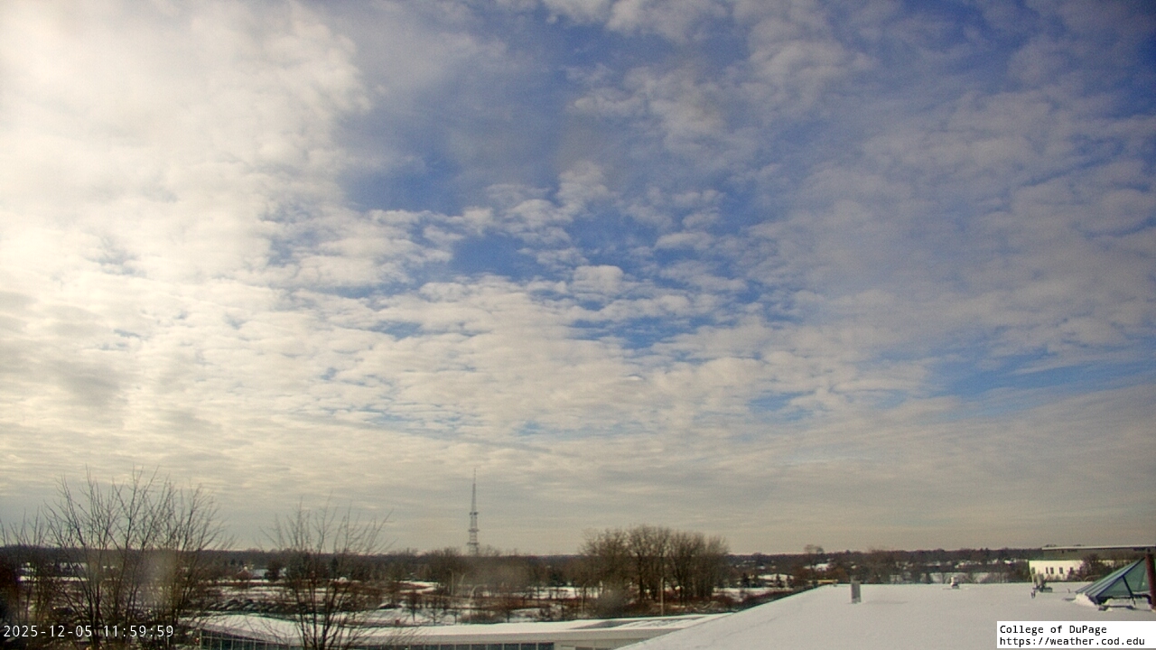 Thumbnail for current weather camera view from College of DuPage in Glen Ellyn, Illinois