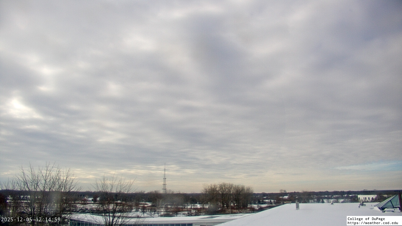 Thumbnail for current weather camera view from College of DuPage in Glen Ellyn, Illinois