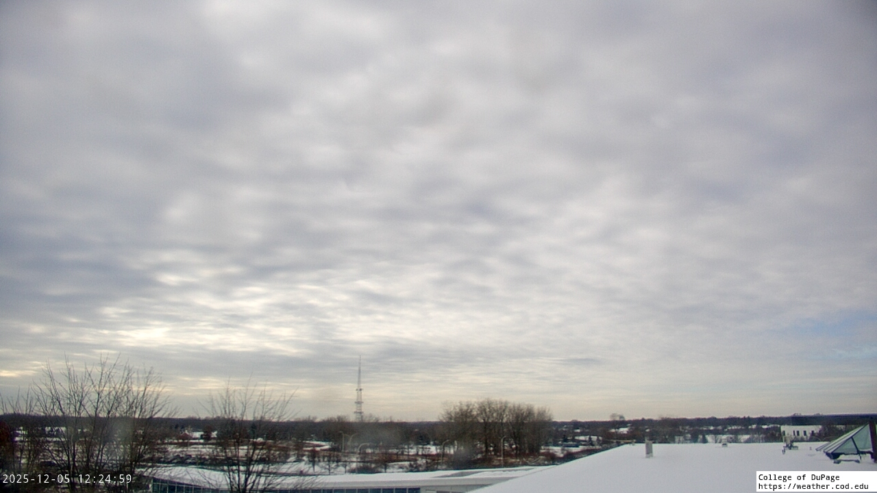 Thumbnail for current weather camera view from College of DuPage in Glen Ellyn, Illinois