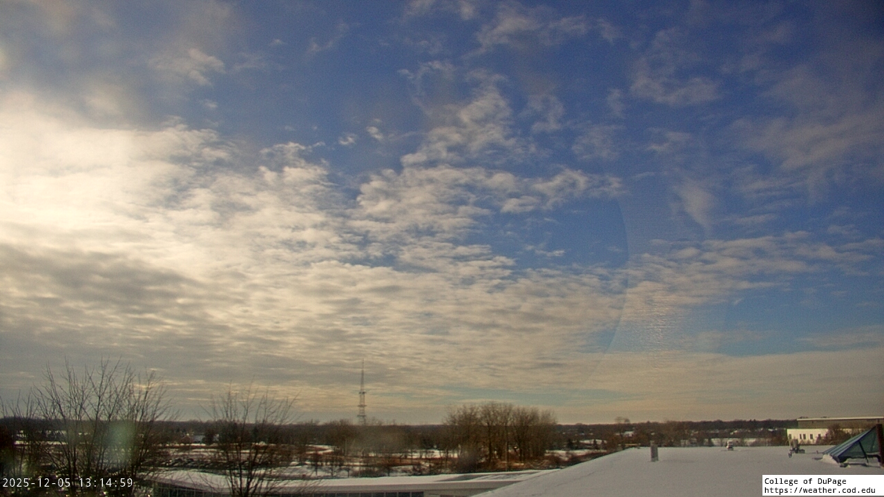 Thumbnail for current weather camera view from College of DuPage in Glen Ellyn, Illinois