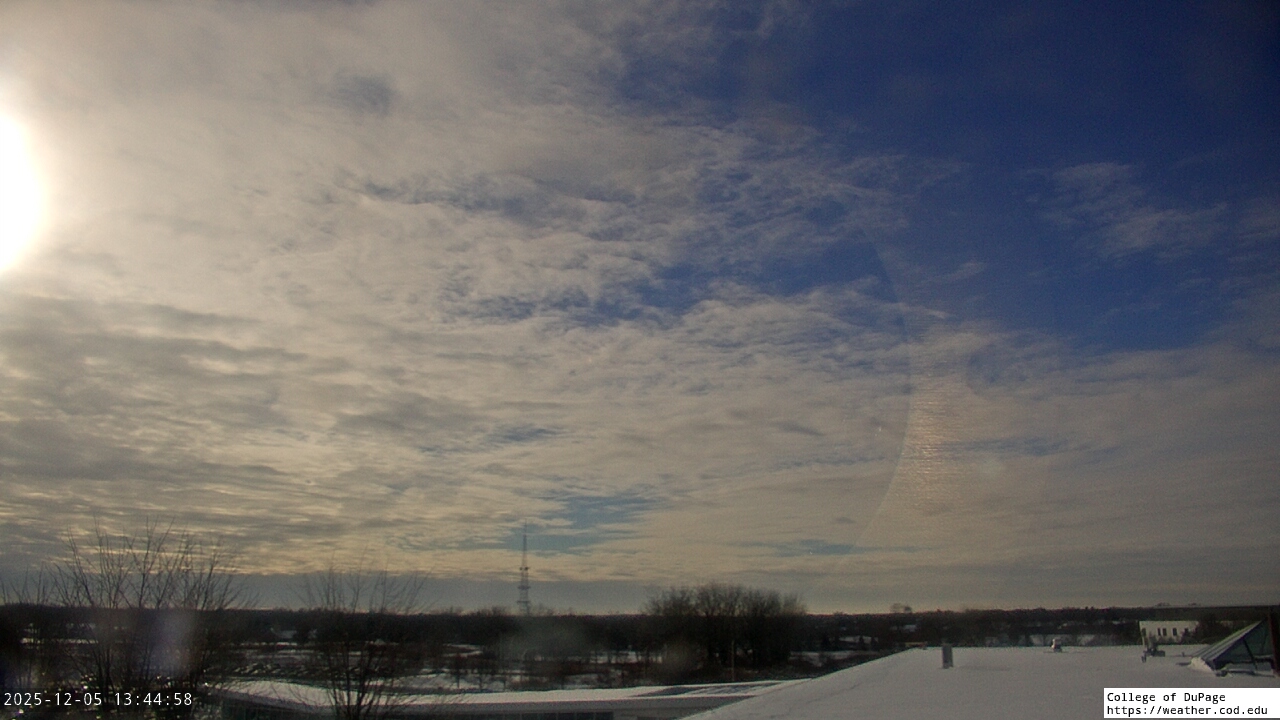 Thumbnail for current weather camera view from College of DuPage in Glen Ellyn, Illinois