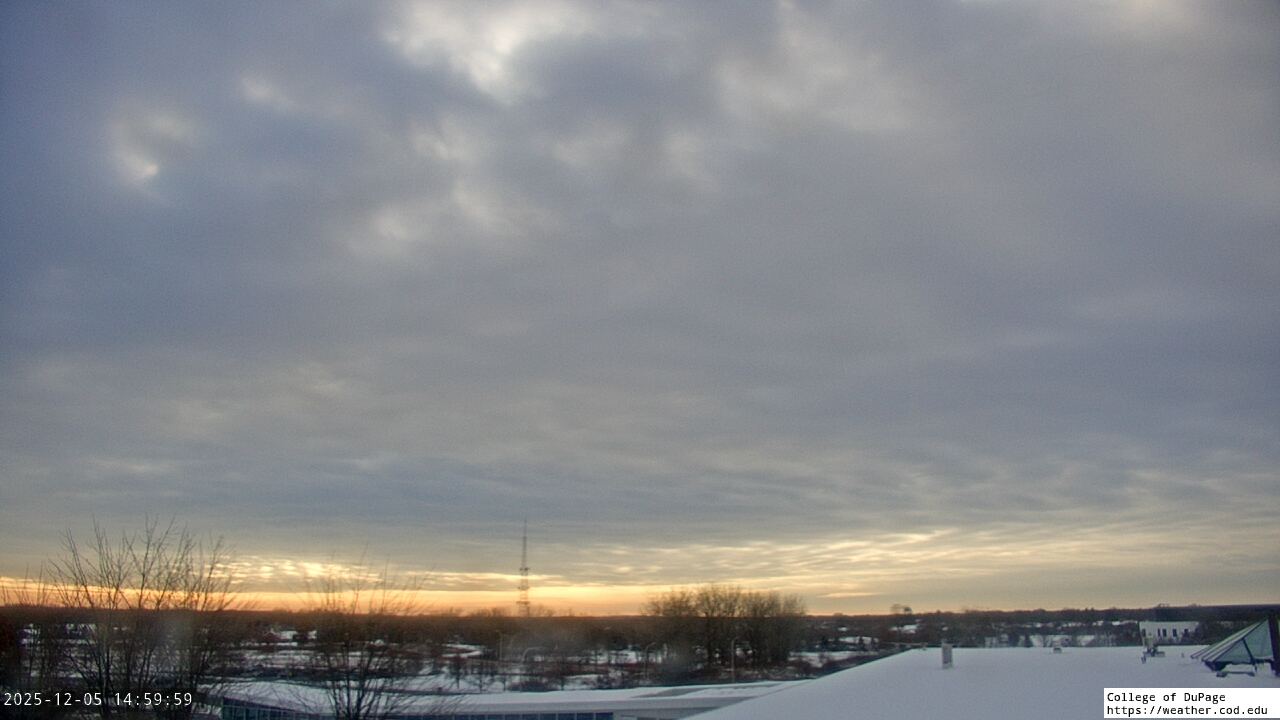 Thumbnail for current weather camera view from College of DuPage in Glen Ellyn, Illinois