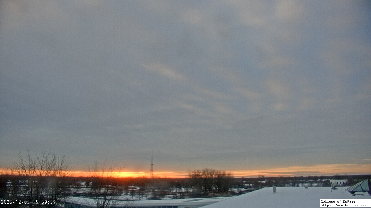 Thumbnail for current weather camera view from College of DuPage in Glen Ellyn, Illinois