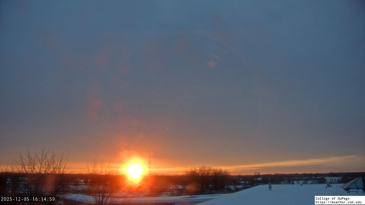 Thumbnail for current weather camera view from College of DuPage in Glen Ellyn, Illinois