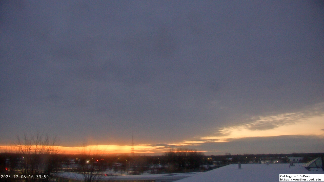 Thumbnail for current weather camera view from College of DuPage in Glen Ellyn, Illinois