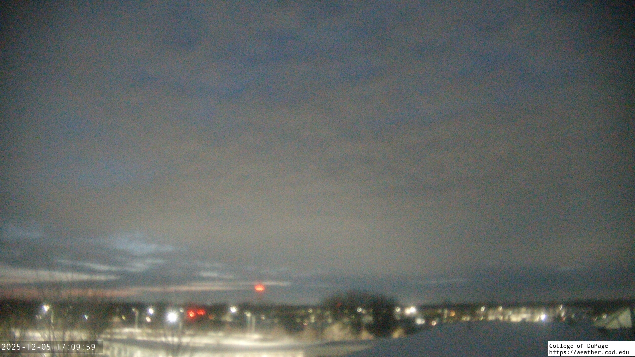 Thumbnail for current weather camera view from College of DuPage in Glen Ellyn, Illinois