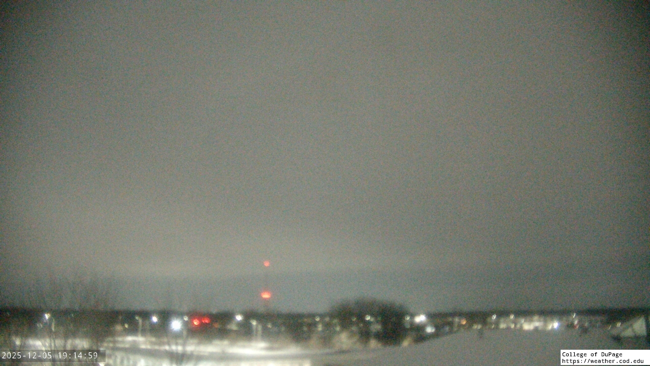 Thumbnail for current weather camera view from College of DuPage in Glen Ellyn, Illinois