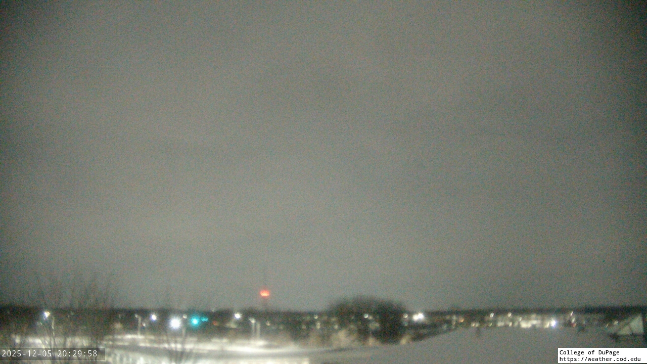 Thumbnail for current weather camera view from College of DuPage in Glen Ellyn, Illinois