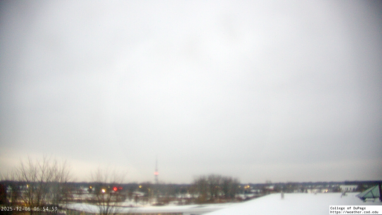Thumbnail for current weather camera view from College of DuPage in Glen Ellyn, Illinois