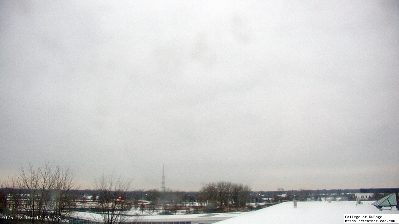 Thumbnail for current weather camera view from College of DuPage in Glen Ellyn, Illinois