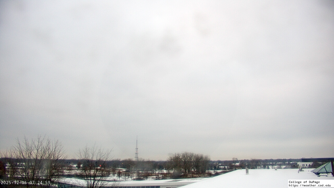Thumbnail for current weather camera view from College of DuPage in Glen Ellyn, Illinois