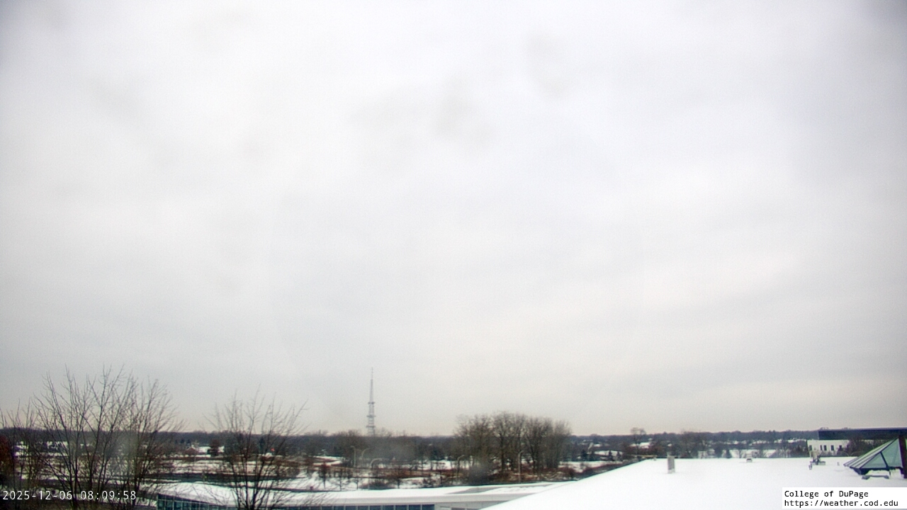 Thumbnail for current weather camera view from College of DuPage in Glen Ellyn, Illinois