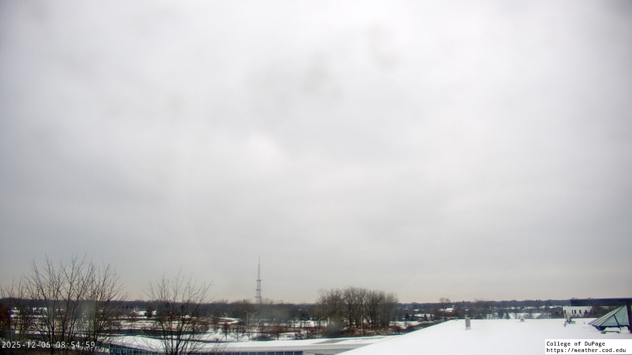 Thumbnail for current weather camera view from College of DuPage in Glen Ellyn, Illinois