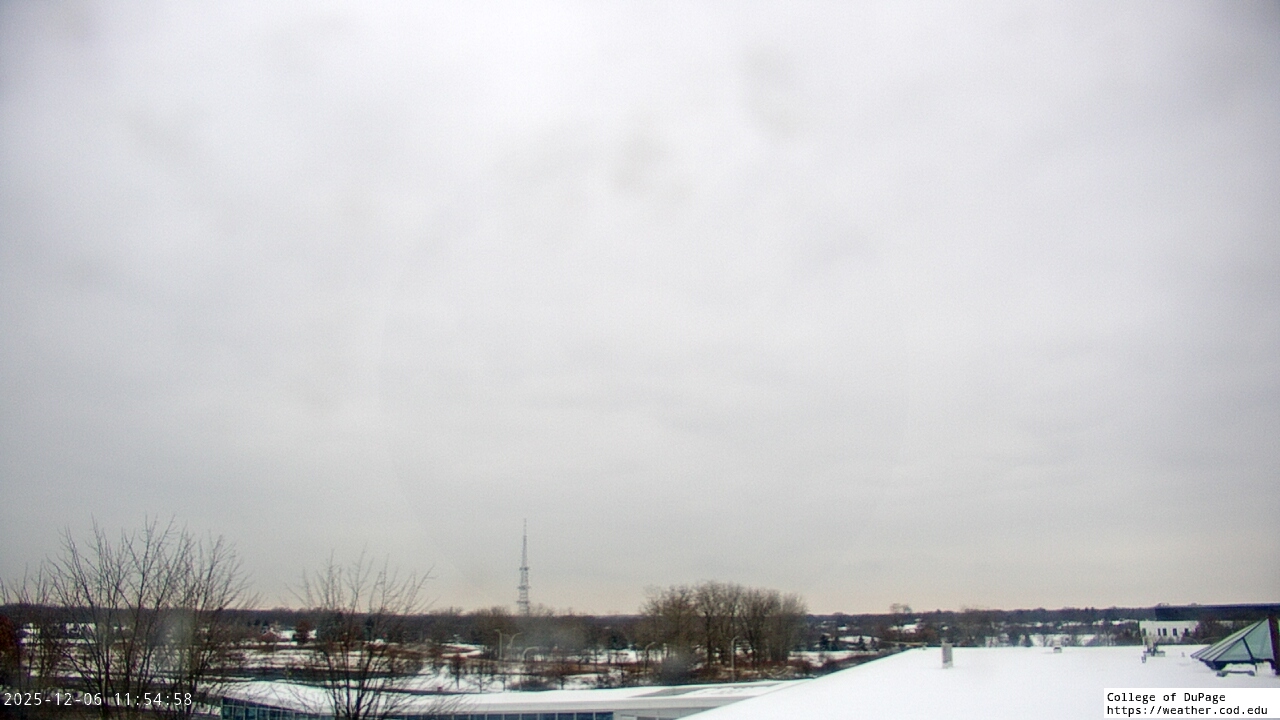 Thumbnail for current weather camera view from College of DuPage in Glen Ellyn, Illinois
