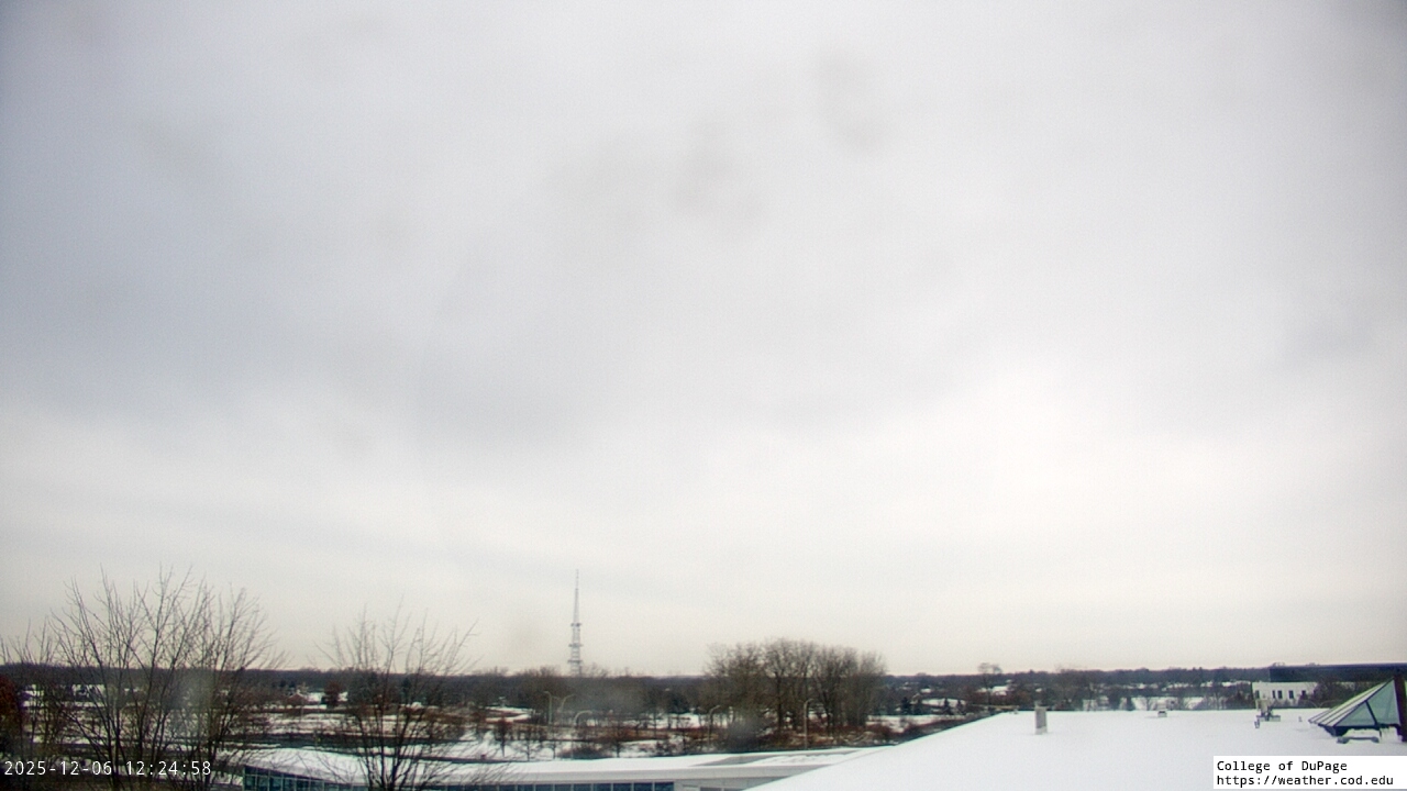 Thumbnail for current weather camera view from College of DuPage in Glen Ellyn, Illinois