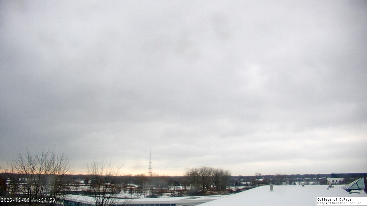 Thumbnail for current weather camera view from College of DuPage in Glen Ellyn, Illinois