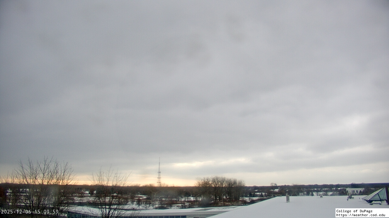 Thumbnail for current weather camera view from College of DuPage in Glen Ellyn, Illinois