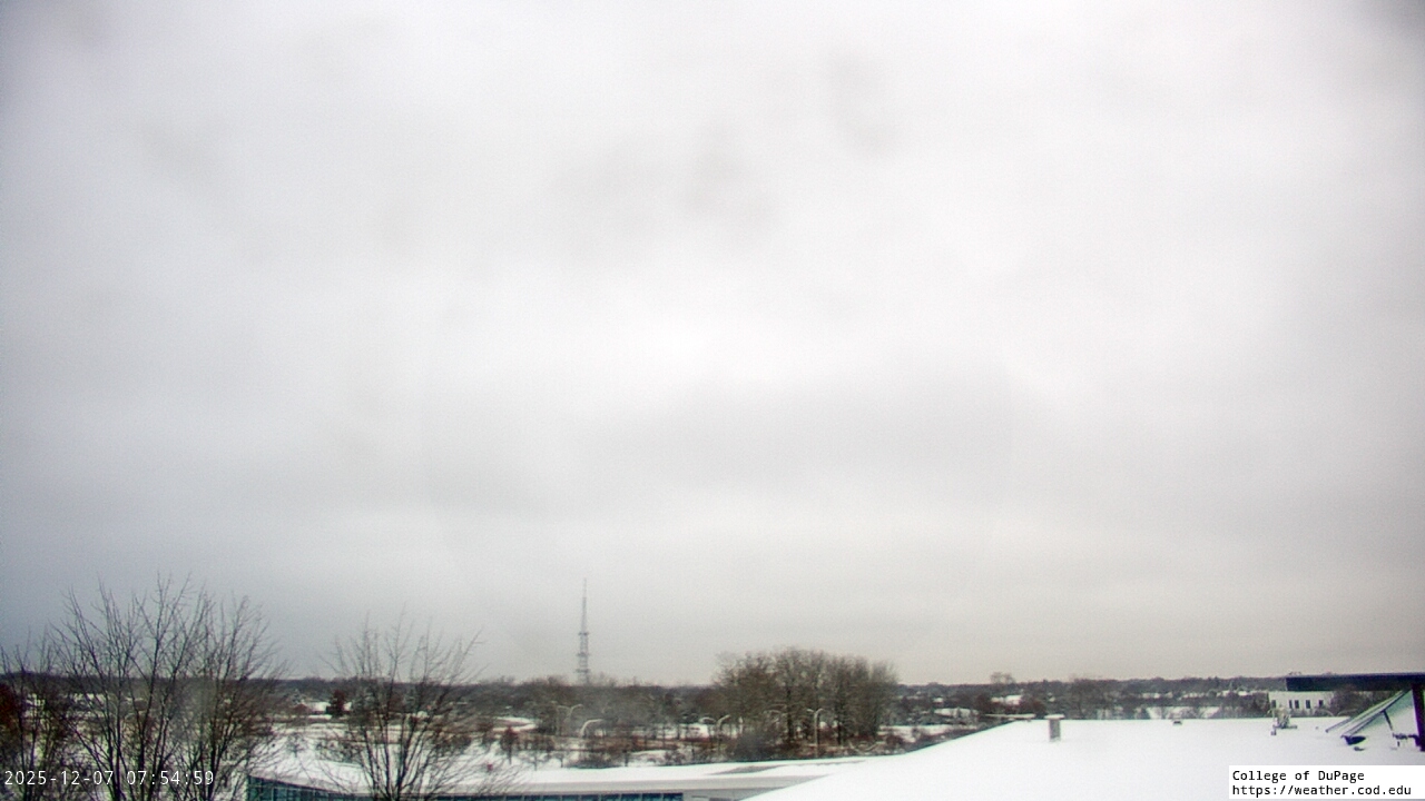 Thumbnail for current weather camera view from College of DuPage in Glen Ellyn, Illinois