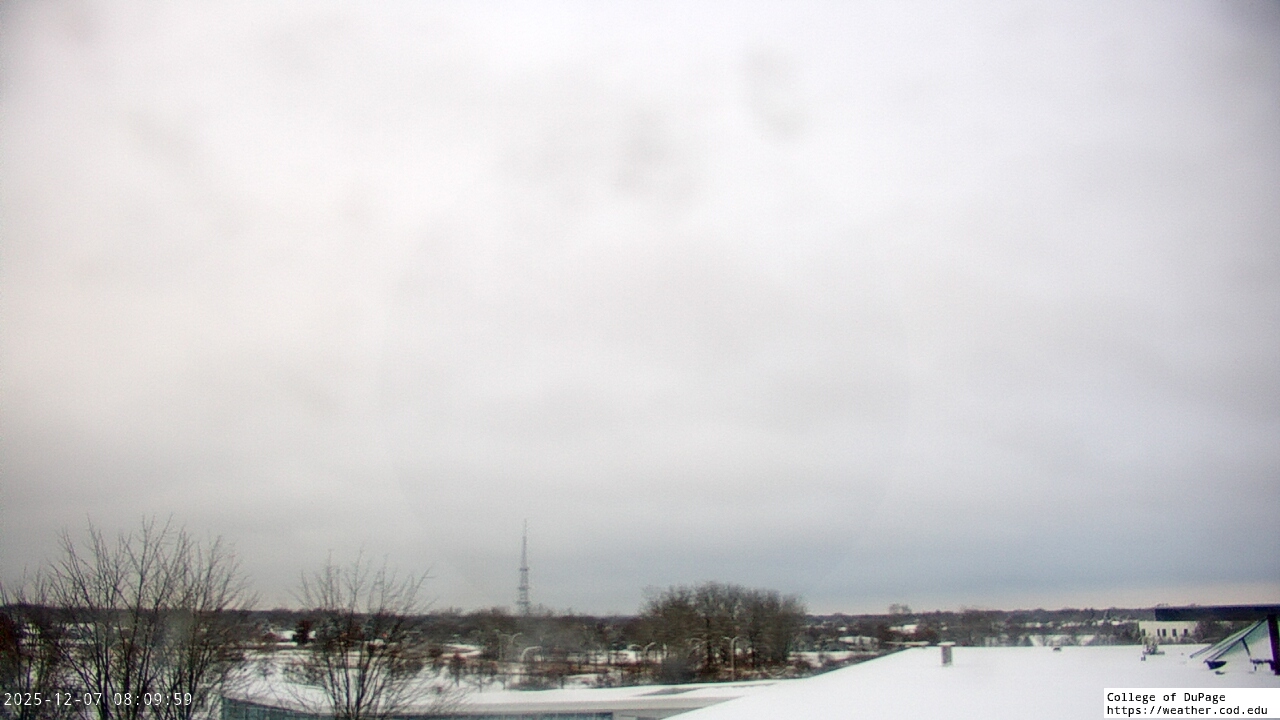 Thumbnail for current weather camera view from College of DuPage in Glen Ellyn, Illinois