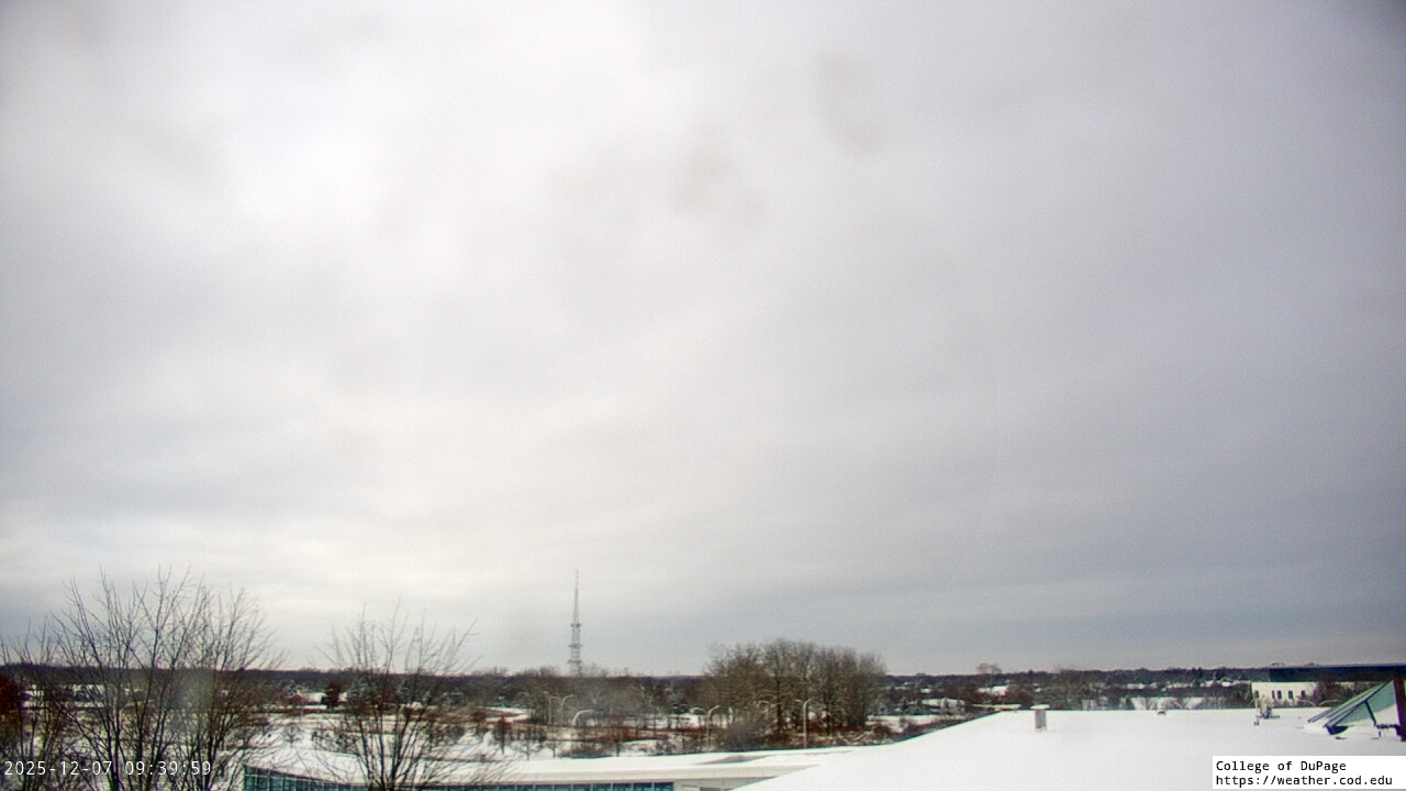 Thumbnail for current weather camera view from College of DuPage in Glen Ellyn, Illinois
