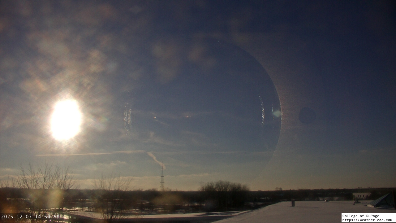 Thumbnail for current weather camera view from College of DuPage in Glen Ellyn, Illinois