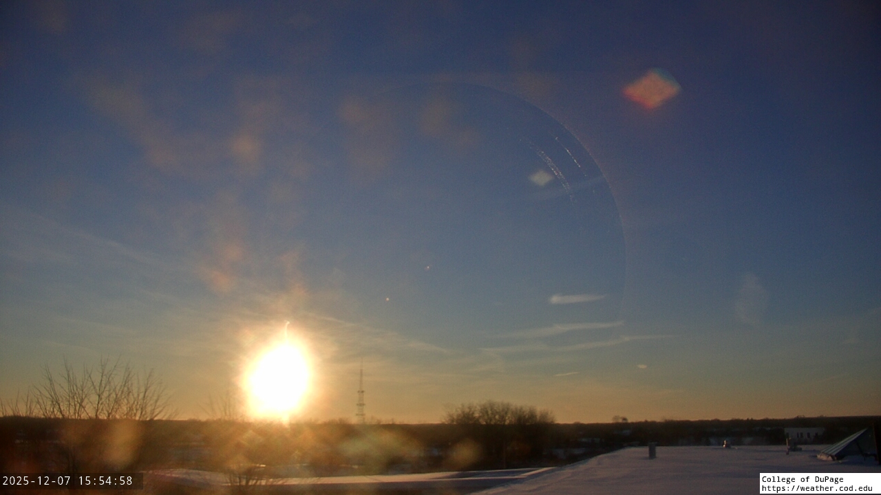 Thumbnail for current weather camera view from College of DuPage in Glen Ellyn, Illinois