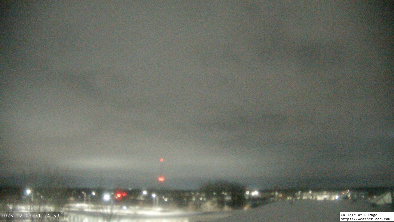 Thumbnail for current weather camera view from College of DuPage in Glen Ellyn, Illinois