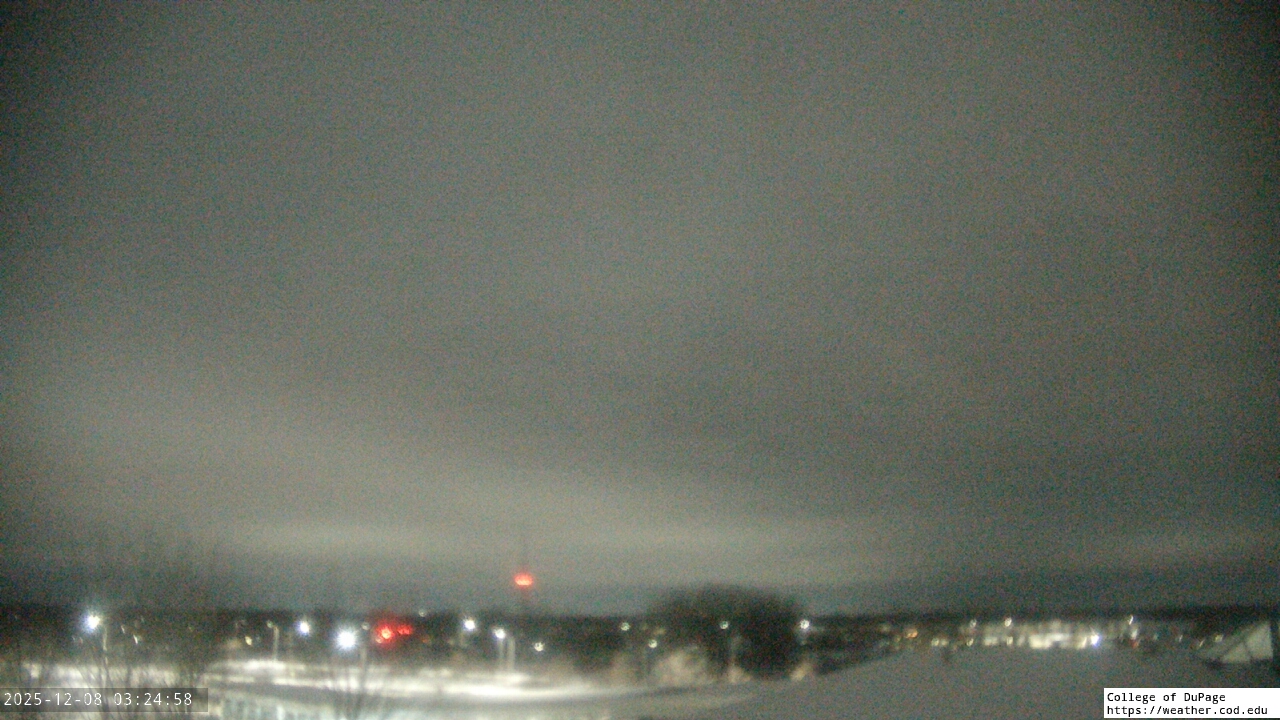 Thumbnail for current weather camera view from College of DuPage in Glen Ellyn, Illinois