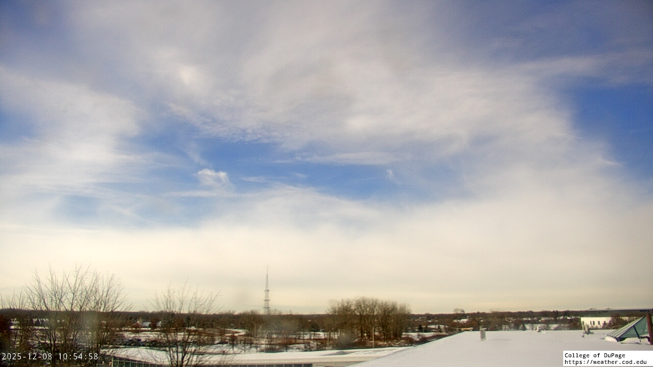 Thumbnail for current weather camera view from College of DuPage in Glen Ellyn, Illinois