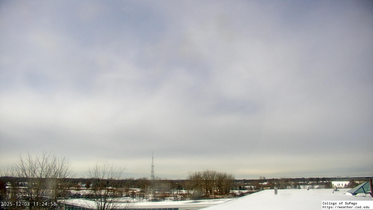 Thumbnail for current weather camera view from College of DuPage in Glen Ellyn, Illinois